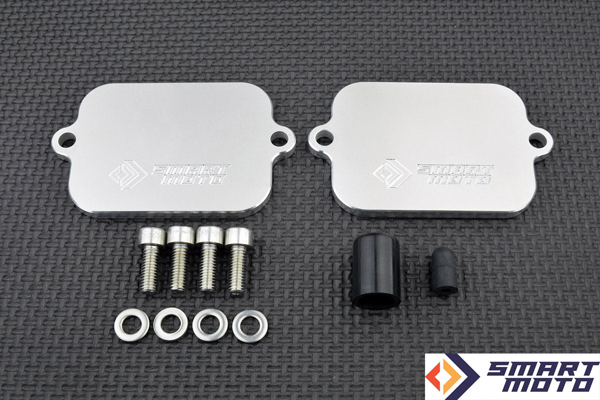 パーツ salvare000 KAWASAKI ZZR 600 1990 - 2006 PAIR/AIS Valve Removal kit with Block