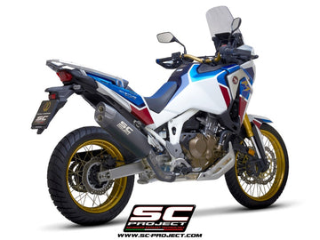 Honda CRF1100L AFRICA TWIN - 2020 - 2023 – SC-Project Adventure titanium exhaust, matt black