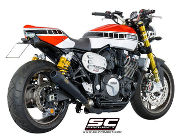Yamaha XJR 1300 - 2015 - 2016 – SC-Project Conico Racer stainless steel exhaust, matt black