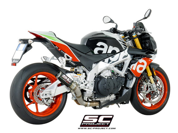 Aprilia TUONO V4 1100 - 2017 - 2020 SC-Project CR-T carbon fibre exhaust