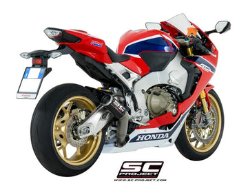 Honda CBR1000RR - 2017 - 2019 – SC-Project CR-T carbon fibre exhaust, high mount