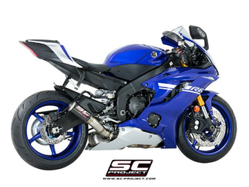 Yamaha YZF R6 RACE - 2021 - 2025 – SC-Project CR-T carbon fibre exhaust, high mount