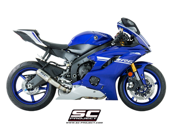 Yamaha YZF R6 RACE - 2021 - 2025 – SC-Project CR-T titanium exhaust, high mount