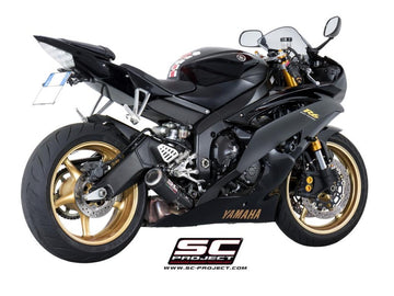 Yamaha YZF R6 - 2006 - 2016 – SC-Project CR-T carbon fibre exhaust, low mount