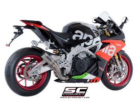 Aprilia RSV4 - 2018 - 2020 SC-Project CR-T titanium exhaust, high mount