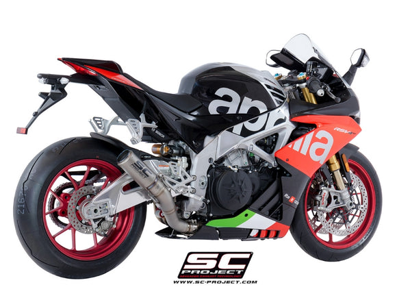 Aprilia RSV4 - 2018 - 2020 SC-Project CR-T titanium exhaust, high mount