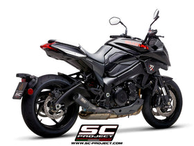 Suzuki KATANA - 2019 - 2020 – SC-Project CR-T titanium exhaust, matt black, with stoneguard grid