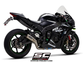Kawasaki NINJA ZX-10R - RR - 2016 - 2020 – SC-Project CR-T titanium exhaust, with de-cat link pipe