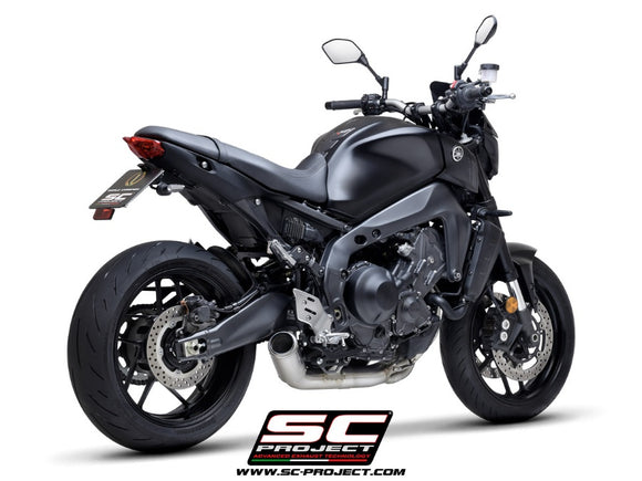 Yamaha MT-09 - 2021 - 2023 – SC-Project 3-1 Stainless steel full exhaust system, with CR-T titanium exhaust