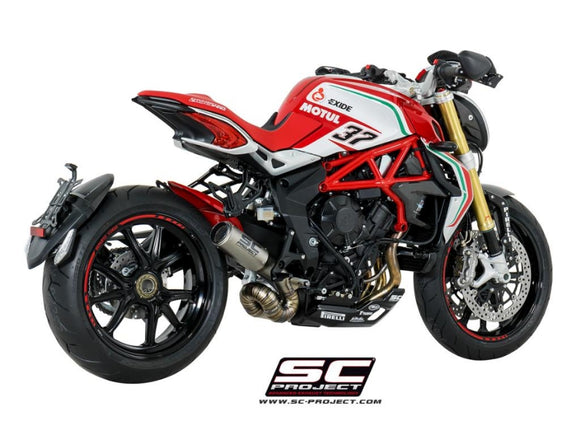 Mv augusta DRAGSTER 800 – SC-Project CR-T titanium exhaust, with welded sector link pipe