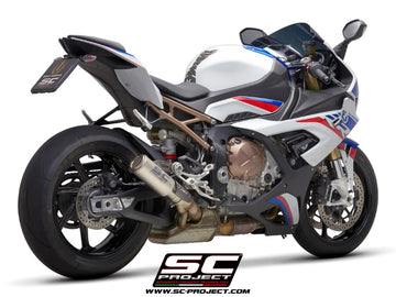 BMW S 1000 RR - 2020 - 2022 – SC-Project CR-T titanium exhaust, with stoneguard grid