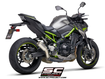 Kawasaki Z900 A2 - 2020 - 2024 – SC-Project CR-T titanium exhaust, with stoneguard grid