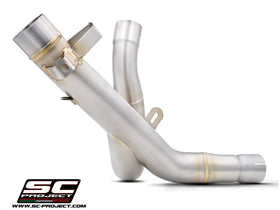 Ducati DESERTX - 2022 - 2025 – SC-Project De-cat link pipe stainless steel, compatible with specific SC-Project range