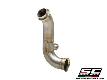 KTM 890 DUKE - 2020 – SC-Project De-cat link pipe stainless steel, compatible with specific SC-Project range and OEM exhaust
