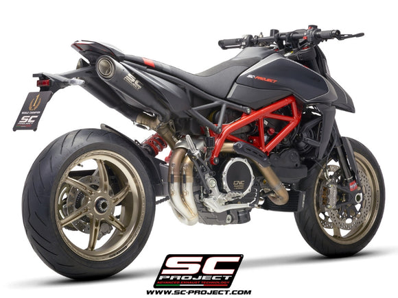 Ducati HYPERMOTARD 950 - RVE - SP - 2019 - 2021 – SC-Project De-cat link pipe stainless steel, compatible with specific SC-Project range and OEM exhaust