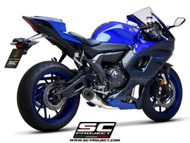 Yamaha YZF R7 - 2021 - 2025 – SC-Project 2-1 Stainless steel full exhaust system, with S1 stainless steel exhaust