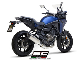 Yamaha TRACER 700 - 2020 – SC-Project 2-1 Stainless steel full exhaust system, with SC1-S titanium exhaust