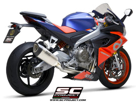 Aprilia RS 660 - 2020 - 2024 SC-Project 2-1 Stainless steel full exhaust system, with SC1-R titanium exhaust