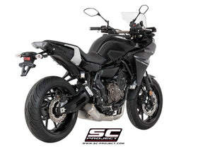Yamaha TRACER 700 - 2016 - 2020 – SC-Project 2-1 Stainless steel full exhaust system, with Conico 70s stainless steel exhaust