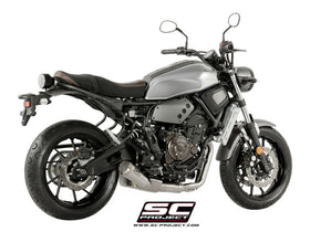 Yamaha XSR 700 - 2016 - 2020 – SC-Project 2-1 Stainless steel full exhaust system, with Conico 70s stainless steel exhaust
