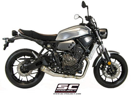 Yamaha MT-07 - 2013 - 2016 – SC-Project 2-1 Stainless steel full exhaust system, with Conico 70s stainless steel exhaust