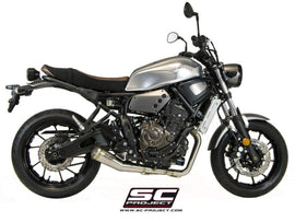 Yamaha MT-07 - 2013 - 2016 – SC-Project 2-1 Stainless steel full exhaust system, with Conico 70s stainless steel exhaust, matt black