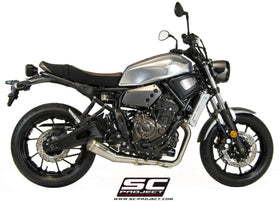 Yamaha MT-07 - 2013 - 2016 – SC-Project 2-1 Stainless steel full exhaust system, with Conico 70s stainless steel exhaust, matt black