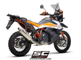 KTM 890 ADVENTURE / 890 ADVENTURE A2 - 2021-2024 – SC-Project 2-1 Titanium full exhaust system, with Rally Raid titanium exhaust