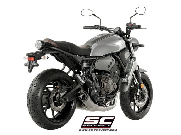 Yamaha XSR 700 - 2016 - 2020 – SC-Project 2-1 Stainless steel full exhaust system, with S1 titanium exhaust