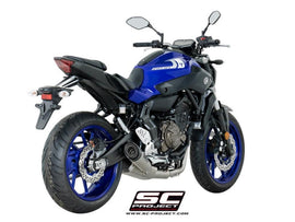 Yamaha MT-07 - 2017 - 2020 – SC-Project 2-1 Stainless steel full exhaust system, with S1 titanium exhaust