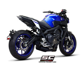 Yamaha MT-09 - 2017 - 2020 – SC-Project 3-1 Stainless steel full exhaust system, with Conico 70s stainless steel exhaust, matt black
