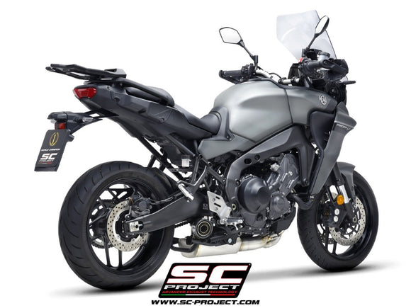 Yamaha TRACER 9 - 2021 - 2024 – SC-Project 3-1 Stainless steel full exhaust system, with S1 stainless steel exhaust