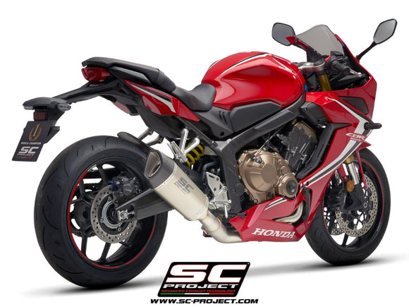 Honda CBR650R - 2019 - 2020 – SC-Project 4-1 Stainless steel full exhaust system, with SC1-R titanium exhaust