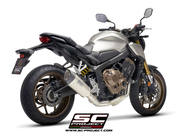 Honda CB650R - 2019 - 2020 – SC-Project 4-1 Stainless steel full exhaust system, with SC1-R titanium exhaust