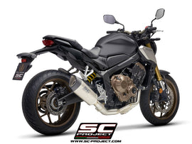 Honda CB650R - 2021 - 2023 – SC-Project 4-1 Stainless steel full exhaust system, with SC1-R titanium exhaust