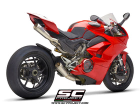 Ducati PANIGALE V4 - V4 S - 2019 - 2020 – SC-Project 4-2 Titanium full exhaust system, with S1-GP titanium exhausts