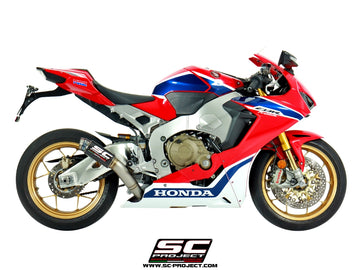 Honda CBR1000RR - 2017 - 2019 – SC-Project GP70-R carbon fibre exhaust, high mount