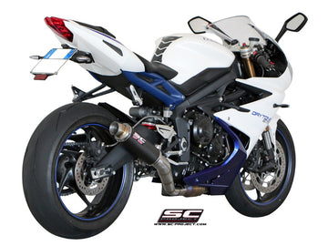 Triumph DAYTONA 675 - 2013 - 2016 – SC-Project GP-M2 carbon fibre exhaust