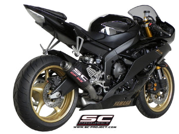 Yamaha YZF R6 - 2006 - 2016 – SC-Project GP-M2 carbon fibre exhaust, high mount