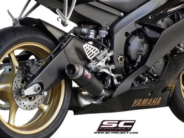 Yamaha YZF R6 - 2006 - 2016 – SC-Project GP-M2 carbon fibre exhaust, low mount