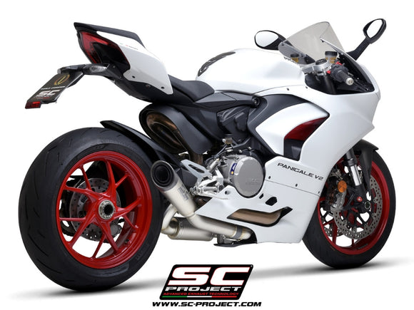 Ducati PANIGALE V2 - 2020 - 2024 – SC-Project 2-1 Half-system, with S1 titanium exhaust