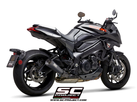 Suzuki KATANA - 2019 - 2020 – SC-Project Metal Black stainless steel exhaust, with black anodised CNC machined end cap