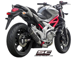 Suzuki GLADIUS 650 - 2009 - 2015 – SC-Project Oval carbon fibre exhaust