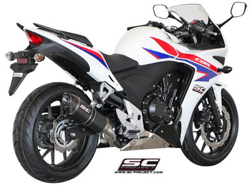 Honda CBR500R - 2012 - 2016 – SC-Project Oval carbon fibre exhaust