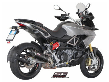 Aprilia CAPONORD 1200 - 2013 - 2016 SC-Project Oval carbon fibre exhaust