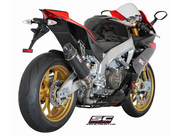 Aprilia RSV4 - 2009 - 2014 SC-Project Oval carbon fibre fiber exhaust