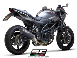 Suzuki SV650 - 2016 - 2020 – SC-Project Oval carbon fibre exhaust
