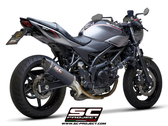 Suzuki SV650 - 2016 - 2020 – SC-Project Oval carbon fibre exhaust