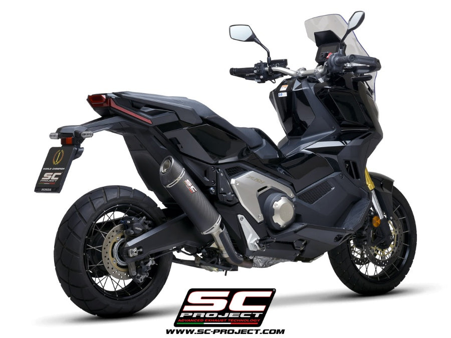 Honda X-ADV 750 - 2021 - 2024 – SC-Project Oval carbon fibre exhaust ...