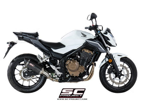 Honda CBR500R - 2017 - 2018 – SC-Project Oval carbon fibre exhaust